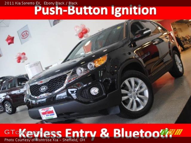 2011 Kia Sorento EX in Ebony Black