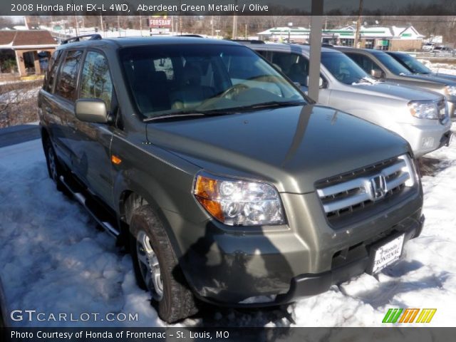 2008 Honda Pilot EX-L 4WD in Aberdeen Green Metallic
