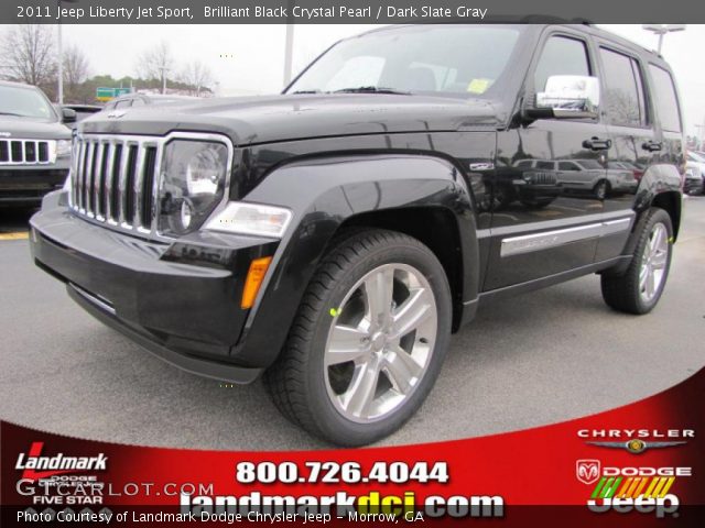 2011 Jeep Liberty Jet Sport in Brilliant Black Crystal Pearl