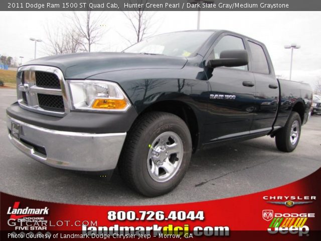 2011 Dodge Ram 1500 ST Quad Cab in Hunter Green Pearl