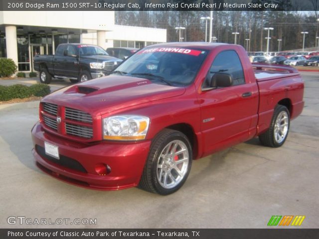 2006 Dodge Ram 1500 SRT-10 Regular Cab in Inferno Red Crystal Pearl