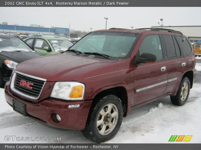 2002 GMC Envoy SLT 4x4 in Monterey Maroon Metallic