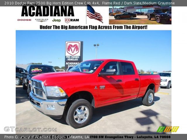 2010 Dodge Ram 2500 Big Horn Edition Crew Cab 4x4 in Flame Red