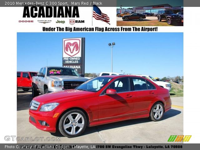 2010 Mercedes-Benz C 300 Sport in Mars Red
