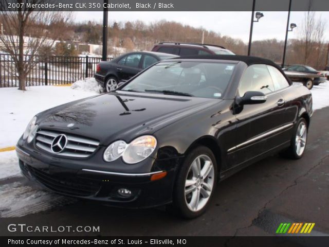 2007 Mercedes-Benz CLK 350 Cabriolet in Black