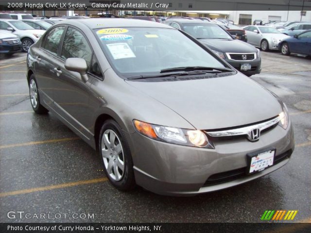 2008 Honda Civic LX Sedan in Galaxy Gray Metallic