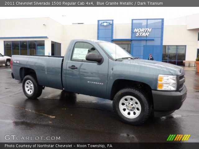 2011 Chevrolet Silverado 1500 Regular Cab 4x4 in Blue Granite Metallic