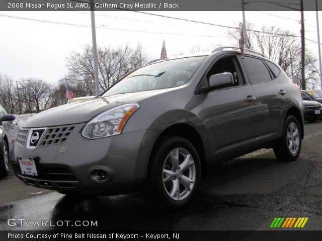 2008 Nissan Rogue SL AWD in Gotham Gray Metallic