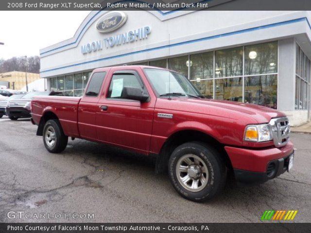 2008 Ford Ranger XLT SuperCab in Redfire Metallic
