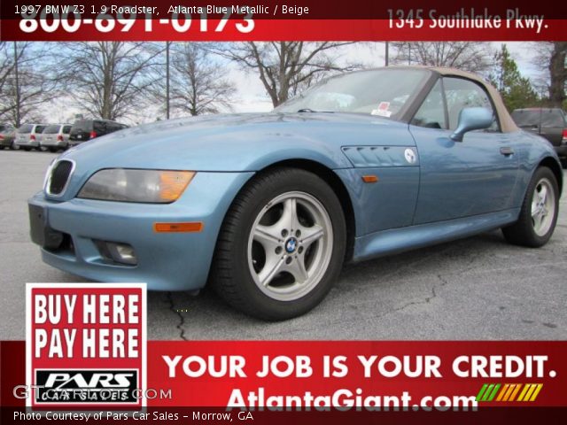 1997 BMW Z3 1.9 Roadster in Atlanta Blue Metallic