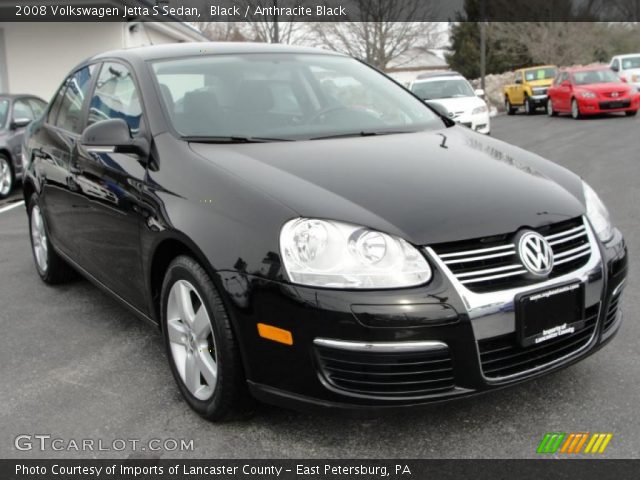 2008 Volkswagen Jetta S Sedan in Black