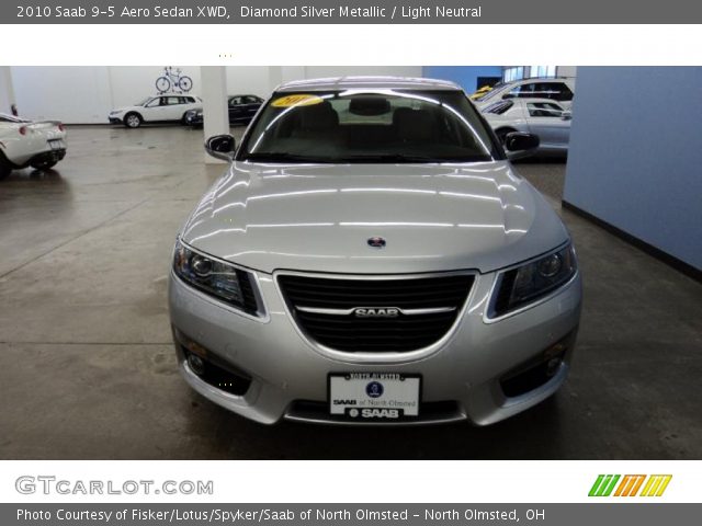 2010 Saab 9-5 Aero Sedan XWD in Diamond Silver Metallic