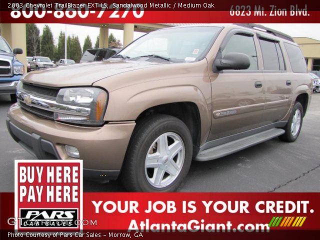 2003 Chevrolet TrailBlazer EXT LS in Sandalwood Metallic