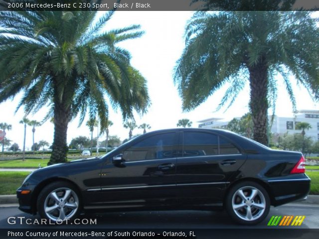 2006 Mercedes-Benz C 230 Sport in Black