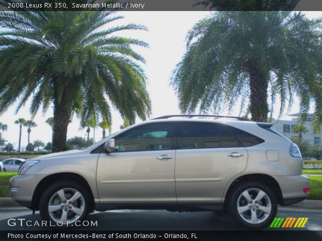 2008 Lexus RX 350 in Savannah Metallic