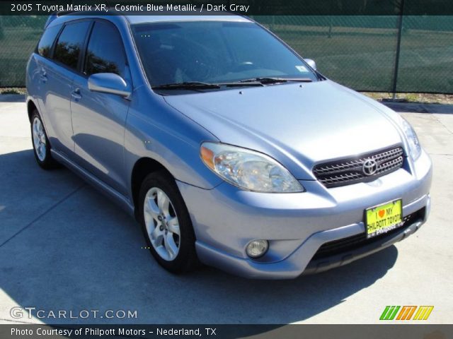2005 Toyota Matrix XR in Cosmic Blue Metallic