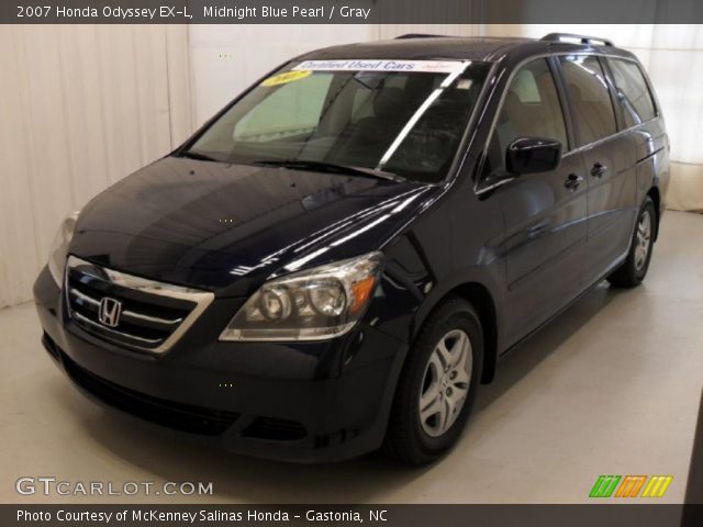 2007 Honda Odyssey EX-L in Midnight Blue Pearl