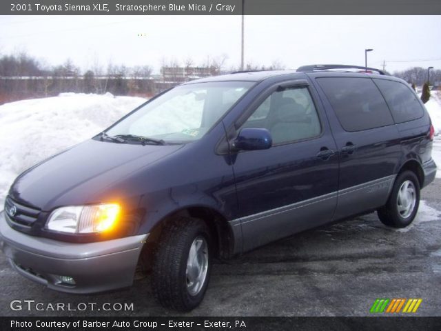 2001 Toyota Sienna XLE in Stratosphere Blue Mica