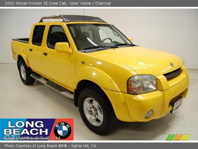 Nissan Frontier Crew Cab 2002. Solar Yellow 2002 Nissan