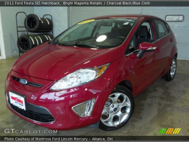 2011 Ford Fiesta SES Hatchback in Bright Magenta Metallic