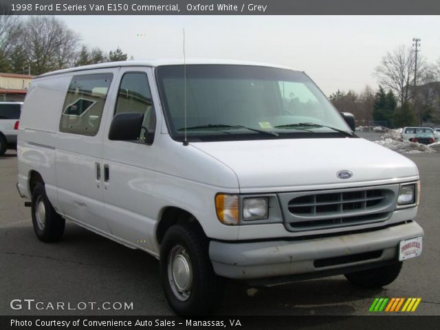 1998 Ford E Series Van E150 Commercial in Oxford White