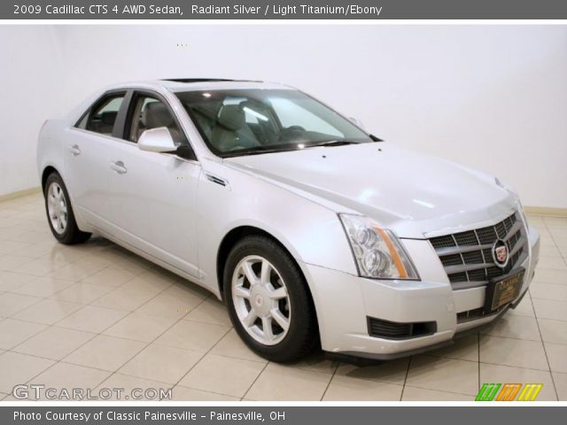 2009 Cadillac CTS 4 AWD Sedan in Radiant Silver