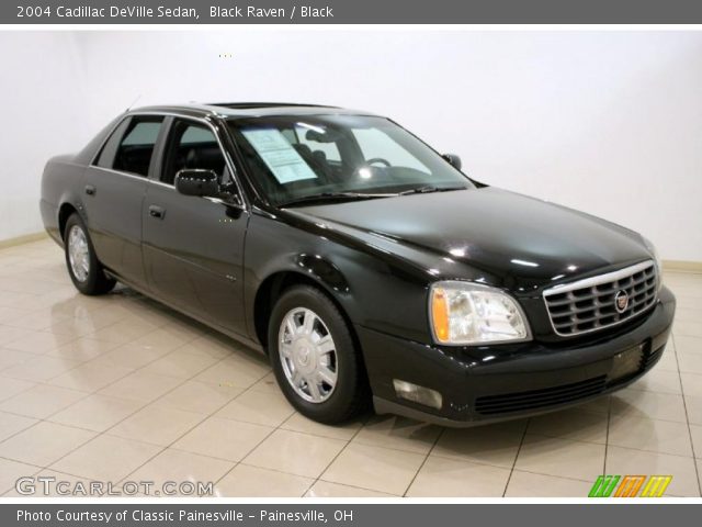 2004 Cadillac DeVille Sedan in Black Raven