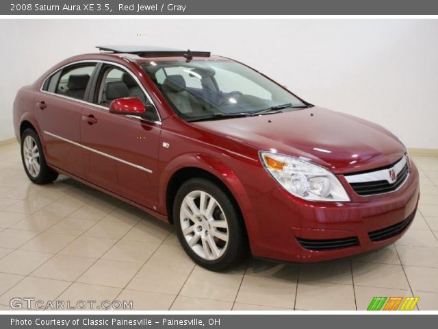 2008 Saturn Aura XE 3.5 in Red Jewel