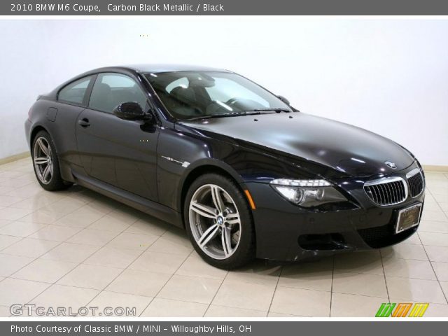 2010 BMW M6 Coupe in Carbon Black Metallic