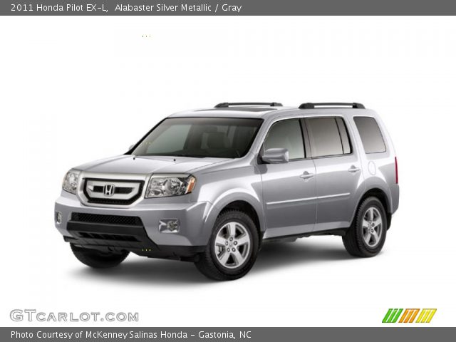 2011 Honda Pilot EX-L in Alabaster Silver Metallic