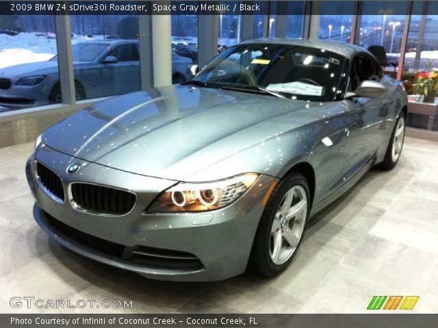 2009 BMW Z4 sDrive30i Roadster in Space Gray Metallic