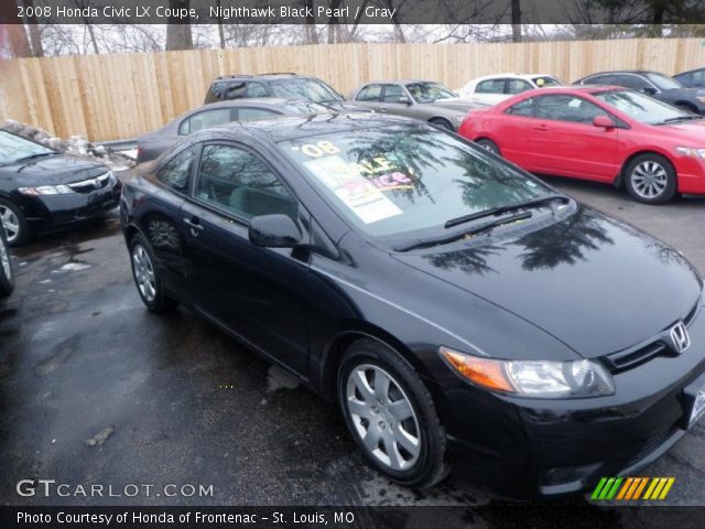 2008 Honda Civic LX Coupe in Nighthawk Black Pearl