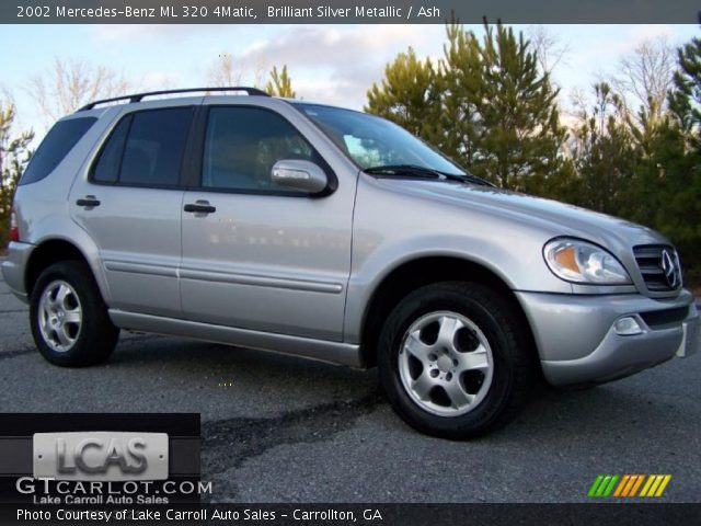 2002 Mercedes-Benz ML 320 4Matic in Brilliant Silver Metallic