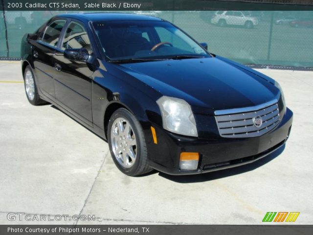 2003 Cadillac CTS Sedan in Sable Black
