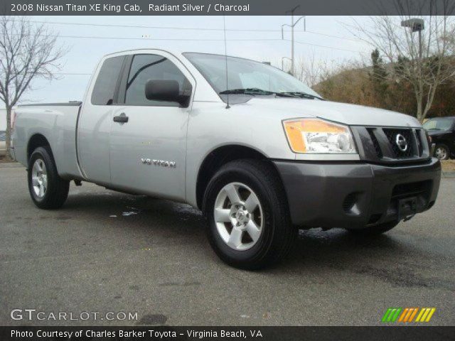 2008 Nissan Titan XE King Cab in Radiant Silver