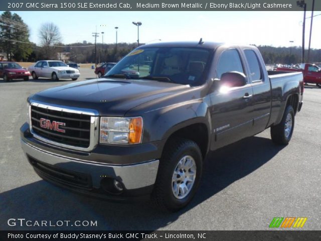 2007 GMC Sierra 1500 SLE Extended Cab in Medium Brown Metallic