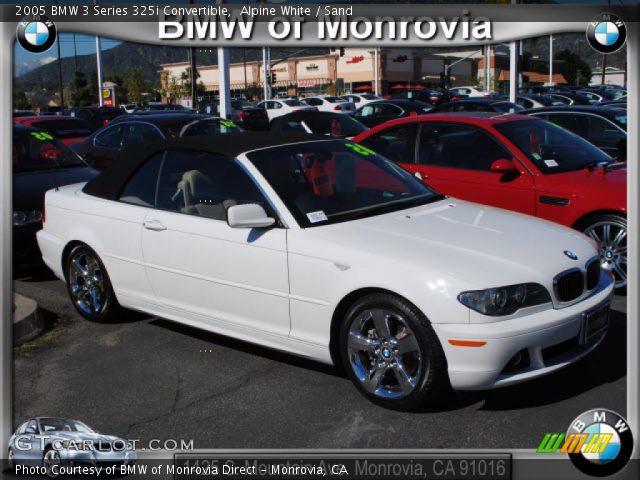 2005 BMW 3 Series 325i Convertible in Alpine White