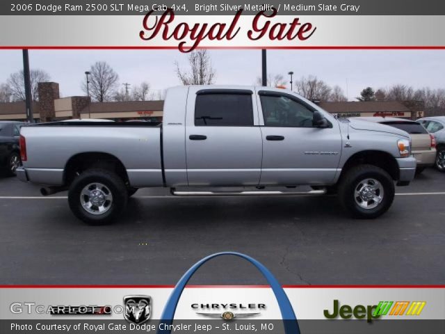 2006 Dodge Ram 2500 SLT Mega Cab 4x4 in Bright Silver Metallic