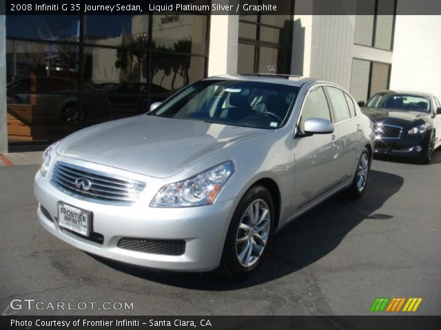 2008 Infiniti G 35 Journey Sedan in Liquid Platinum Silver