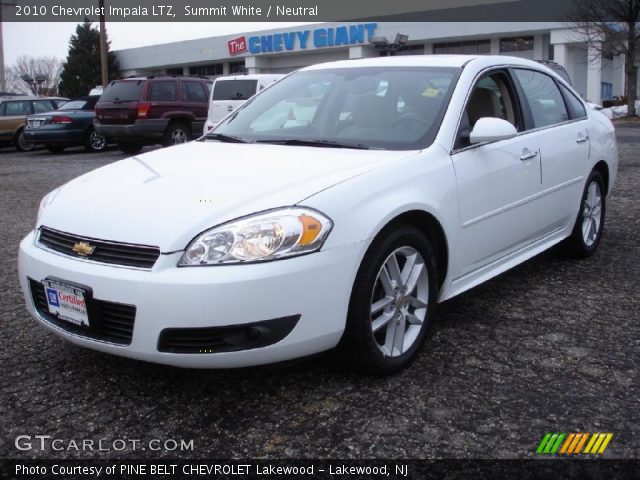 2010 Chevrolet Impala LTZ in Summit White