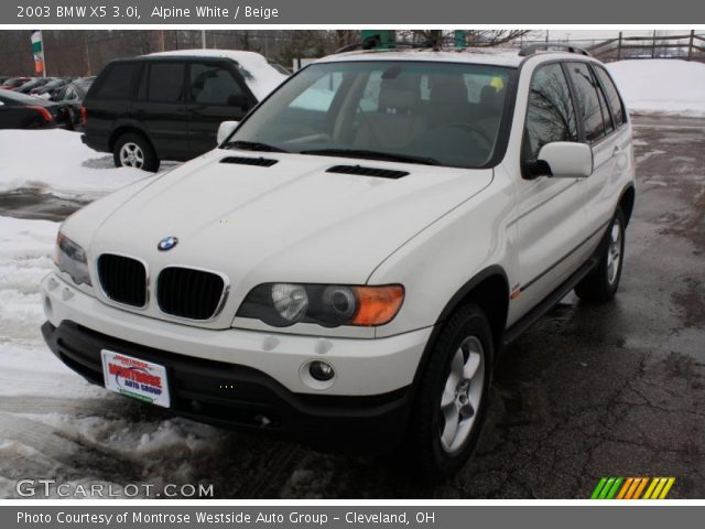 2003 BMW X5 3.0i in Alpine White
