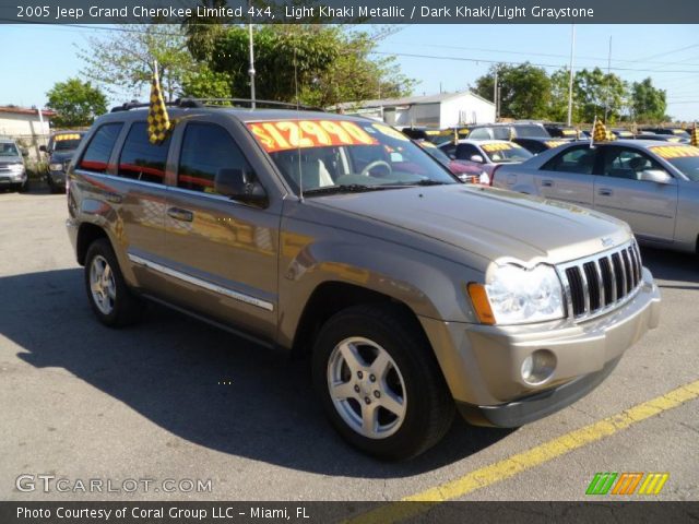 2005 Jeep Grand Cherokee Limited 4x4 in Light Khaki Metallic