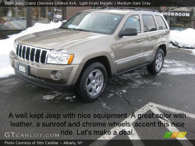 2006 Jeep Grand Cherokee Limited 4x4 in Light Khaki Metallic