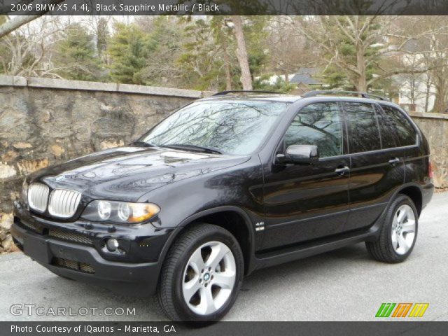 2006 BMW X5 4.4i in Black Sapphire Metallic