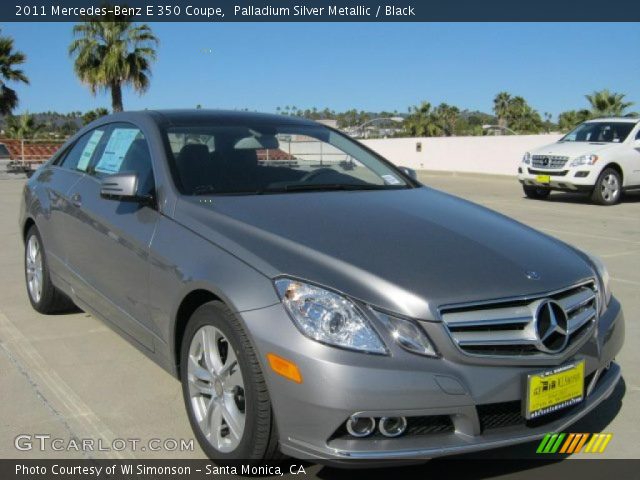 2011 Mercedes-Benz E 350 Coupe in Palladium Silver Metallic