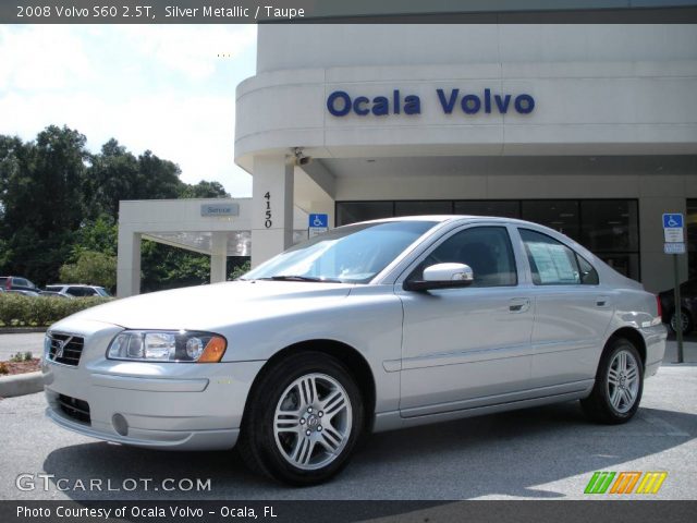 2008 Volvo S60 2.5T in Silver Metallic