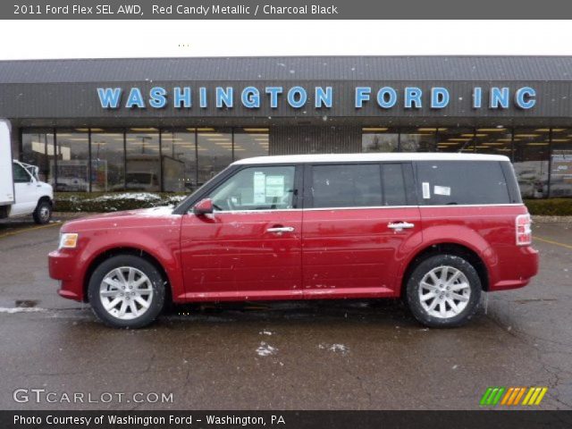 2011 Ford Flex SEL AWD in Red Candy Metallic