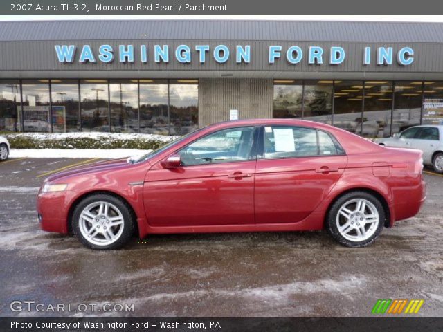 2007 Acura TL 3.2 in Moroccan Red Pearl