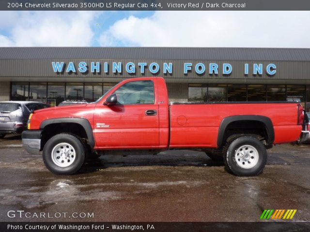 2004 Chevrolet Silverado 3500HD LS Regular Cab 4x4 in Victory Red