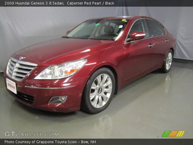 2009 Hyundai Genesis 3.8 Sedan in Cabernet Red Pearl